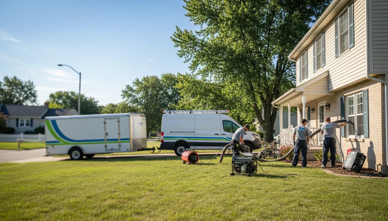 Flooded Basement Restoration And Cleanup With Repair in Iroquois, IL near me